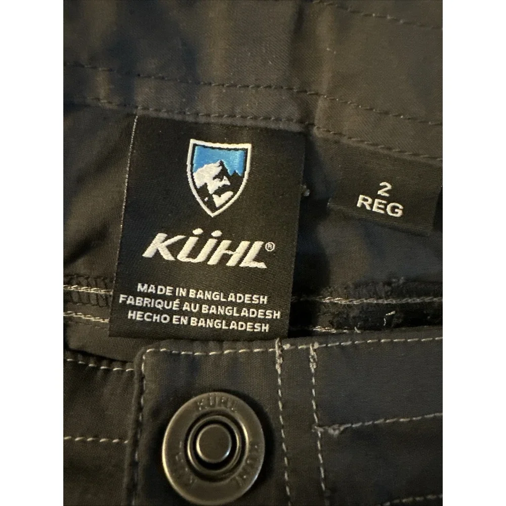 Kuhl Kliffside Pants Women's Size 2 Reg Convertible Zip Off Cargo Hiking Gray - Picture 9 of 16